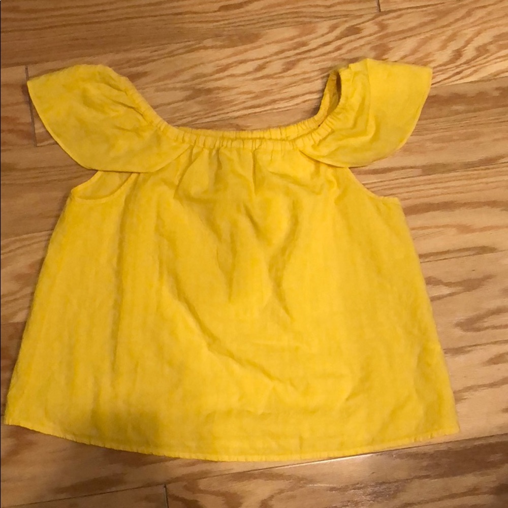 J. Crew off the shoulder top
